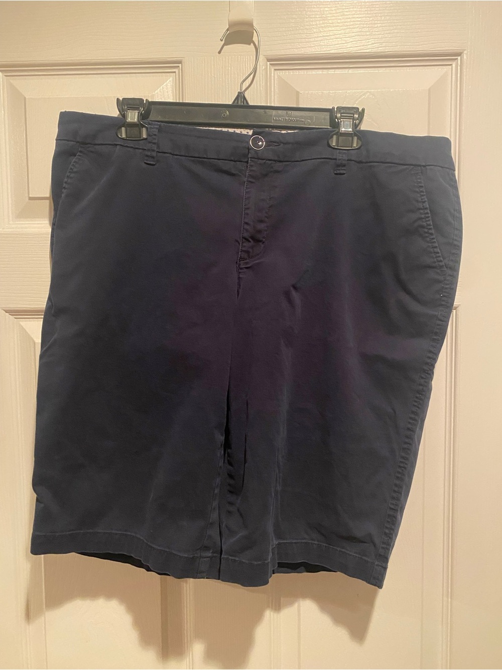 Women's Navy Classic Cotton Shorts